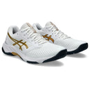 Tênis ASICS Netburner Ballistic FF 3 - Branco/Dourado