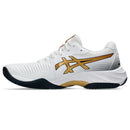 Tênis ASICS Netburner Ballistic FF 3 - Branco/Dourado