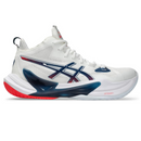 Tênis Asics Metarise 2 Paris Vôlei Indoor Original - Branco - Laranja