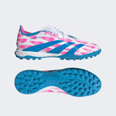 Chuteira Adidas Predator League Society - Azul - Rosa